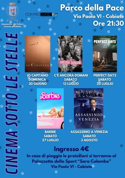 Cinema Sotto le stelle 2024