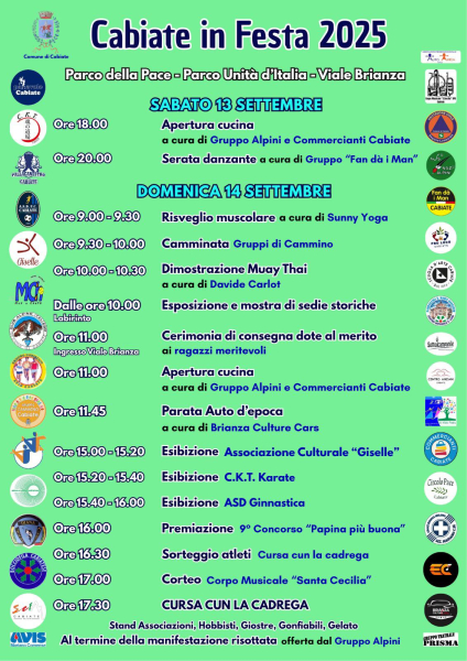 Cabiate in festa 2025